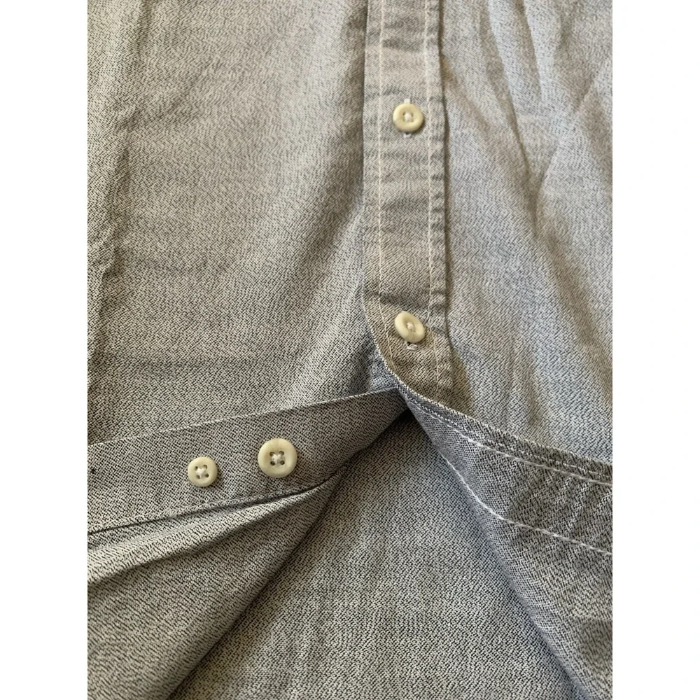American Rag Shirt Men's Large Gray Long Sleeve Button Down‎